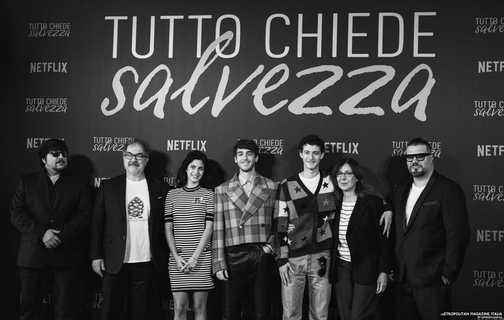 “Tutto Chiede Salvezza”, il red carpet con i protagonisti della serie Netflix