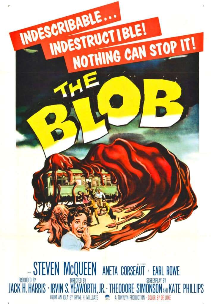 Il poster originale di "The Blob - Fluido Mortale" (1958) - web