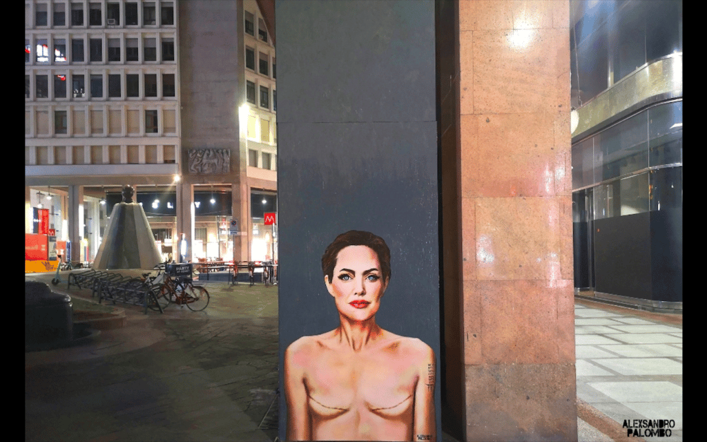 Angelina Jolie murales