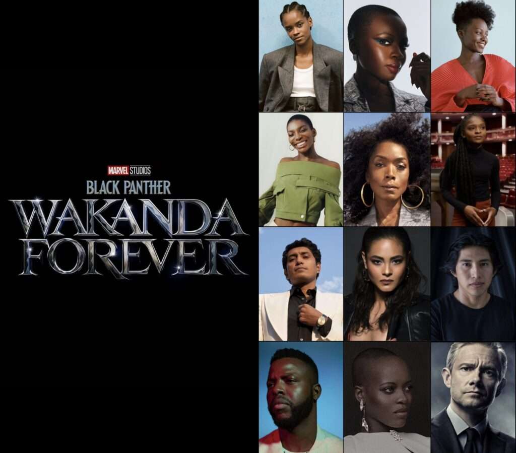 Cast Black Panther: Wakanda Forever -Photo Credits: Twitter @bpanthernews
