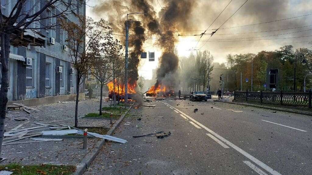 Le esplosioni a Kiev -Photo Credits: rsi.ch