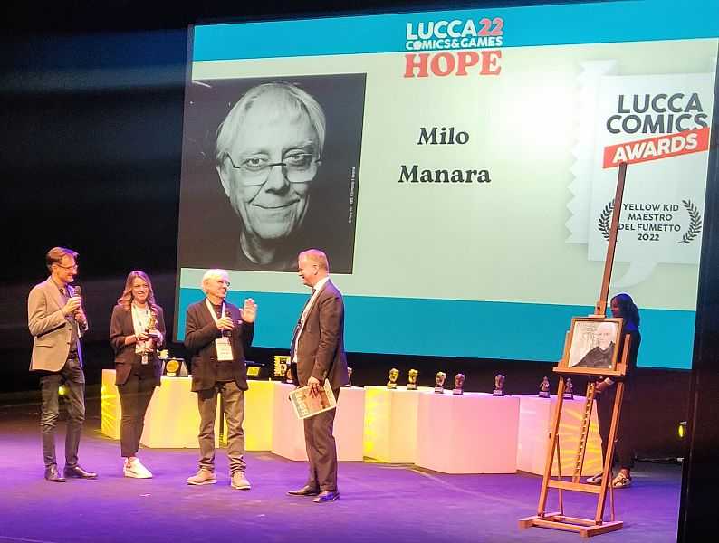 Manara e Ikeda: incoronati “Grandi Maestri del Fumetto” al Lucca Comics Photo Credits: quinewslucca.it