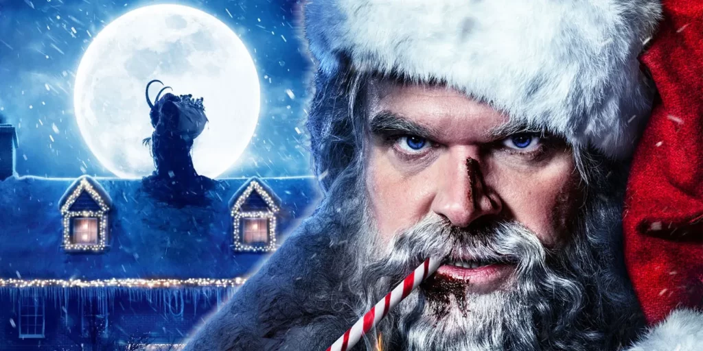 David Harbour è Santa Claus in questo action movie natalizio. 