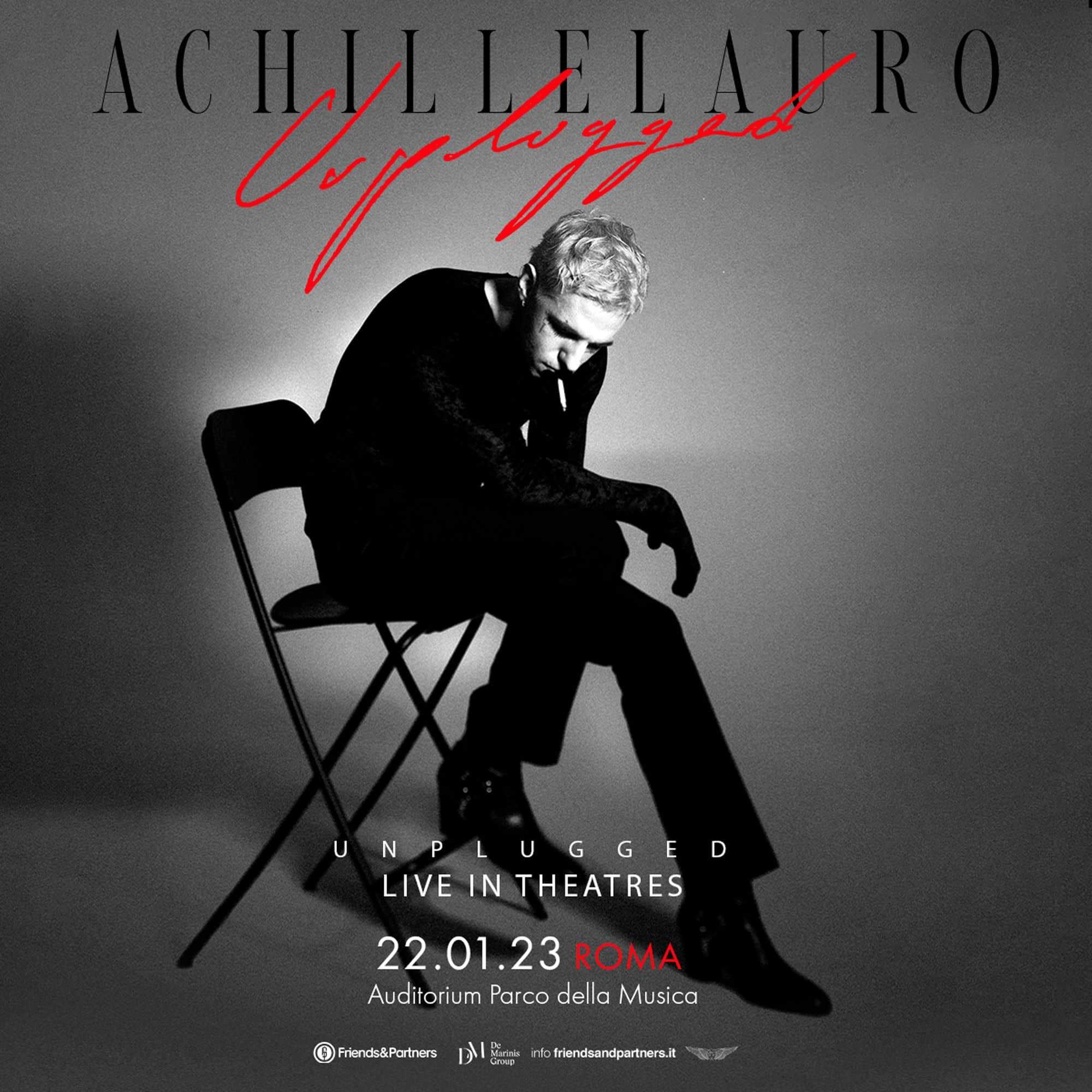 Achille Lauro annuncia ”Achille Lauro Unplugged”, due imperdibili eventi a teatro nel 2023