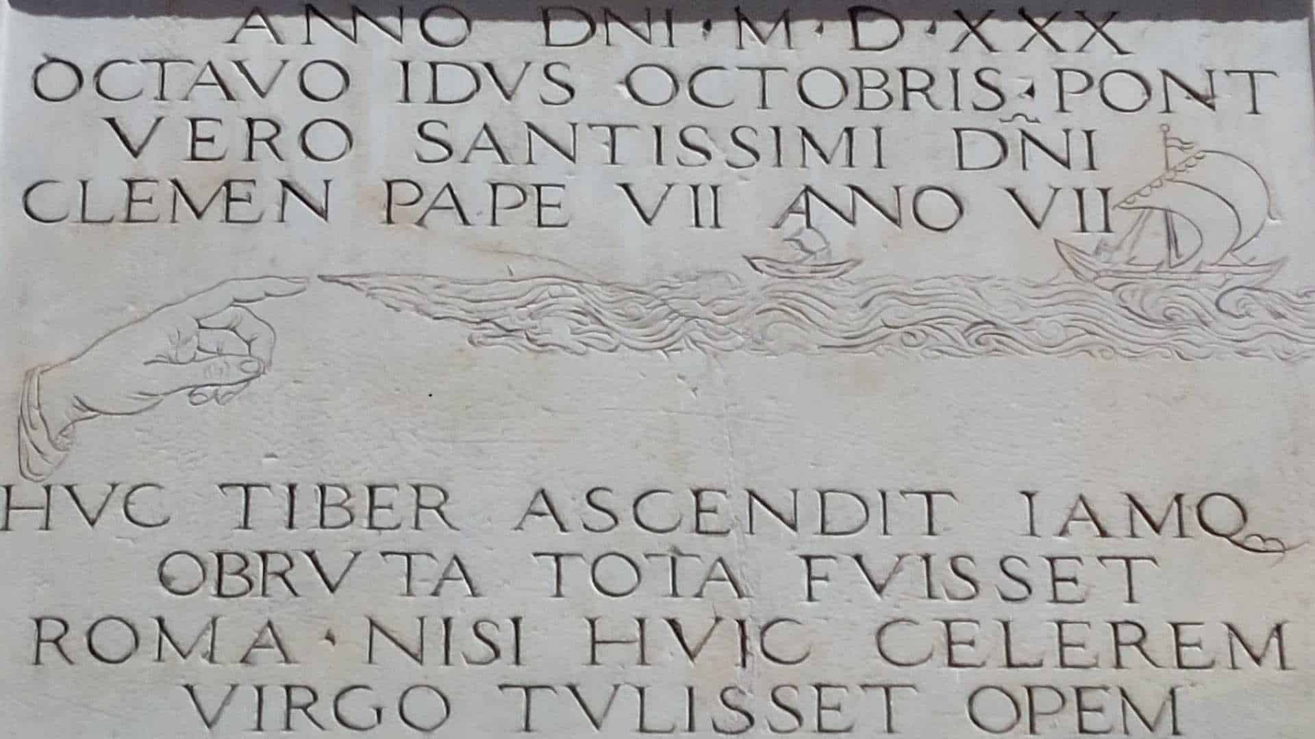 Il Tevere esonda: è il 24 dicembre del 1598