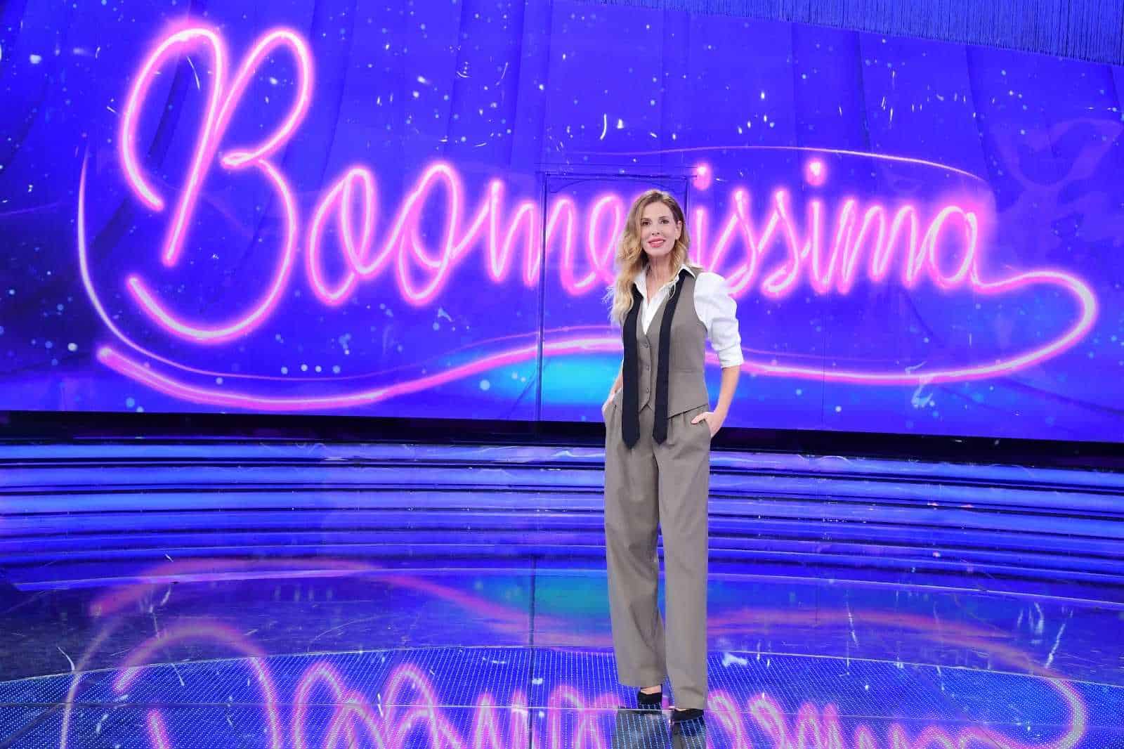“Boomerissima”, nel nuovo show di Alessia Marcuzzi due generazioni a confronto Boomerissima, stasera al via il nuovo game show di Alessia Marcuzzi - Ph © Maurizio D'Avanzo
