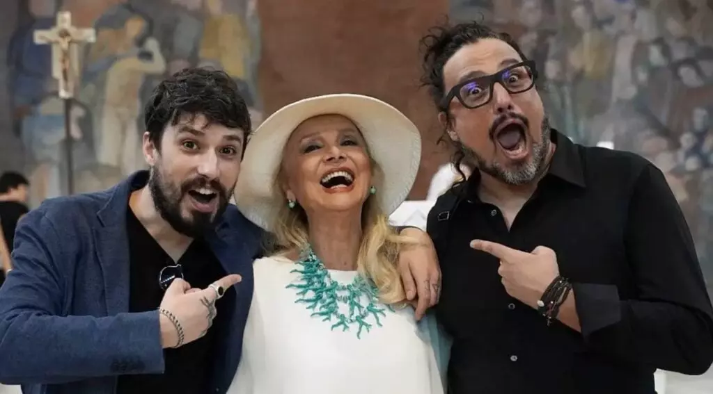 Barbara Bouchet e figli