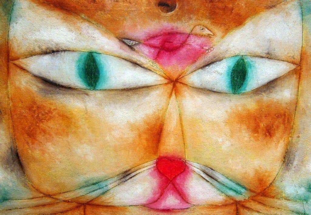 Gatto e uccello, Klee, 1928_web(pubblico dominio)