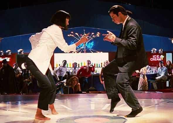 John Travolta: una carriera a ritmo di musica John Travolta e Uma Thurman in "Pulp Fiction". Photo Credits: Pinterest