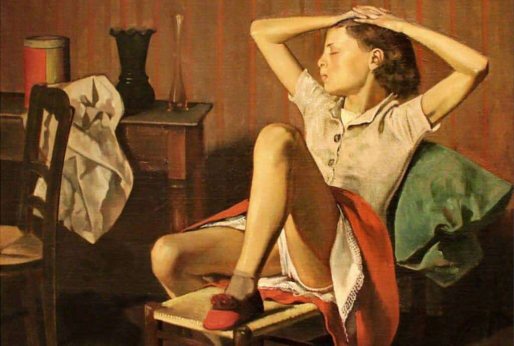 Balthus, "Thérèse Dreaming" (1938) - Photo Credits arte.it