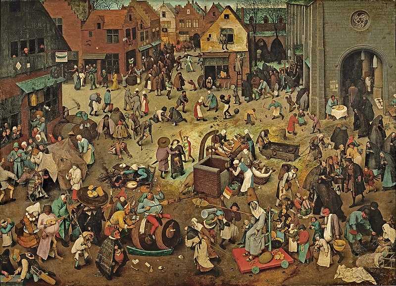 Lotta tra Carnevale e Quaresima_Bruegel_web(pubblico dominio)