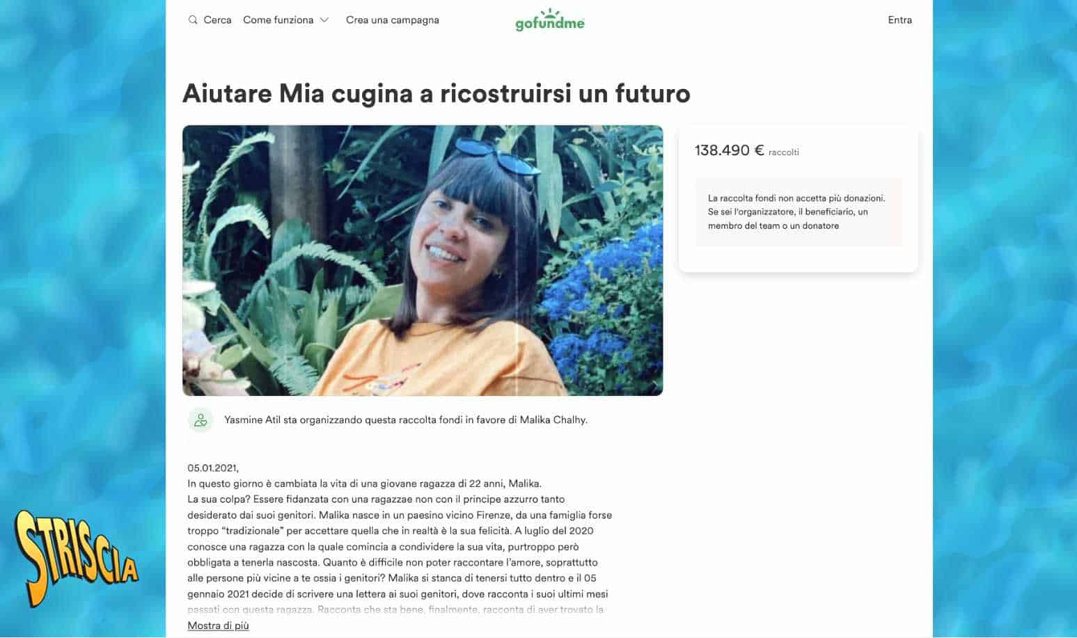 Striscia la Notizia, cosa hanno in comune Soumahoro e Malika Chalhy?