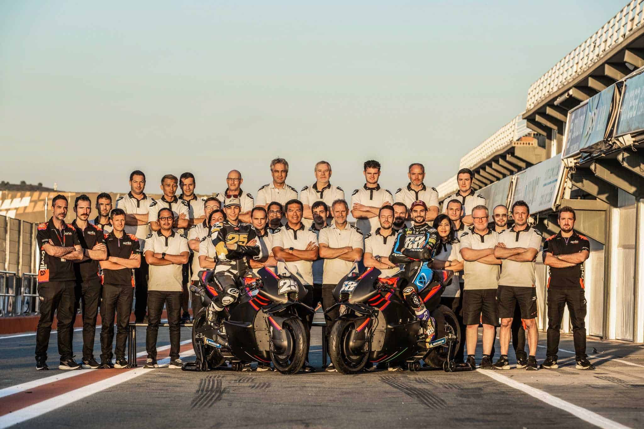 Aprilia-RNF, i box di MotoGP saranno comunicanti: “Zero muri”