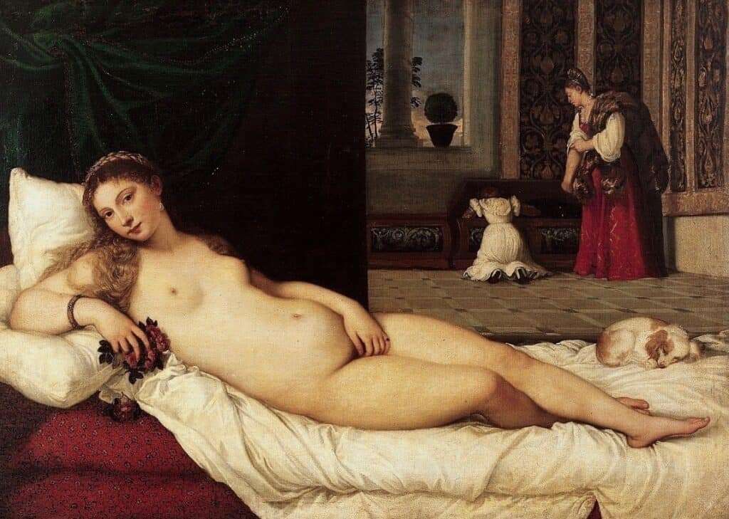 Ritratti di donne, la venere di Urbino di Tiziano