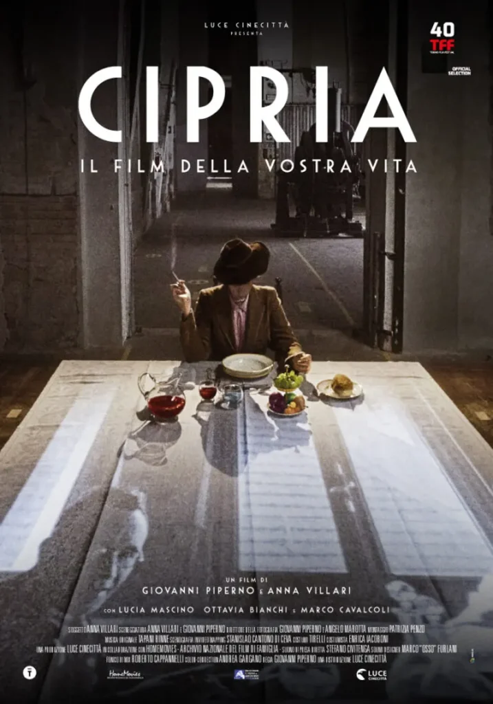 Locandina film Cipria, foto da Cineteatrobaretti