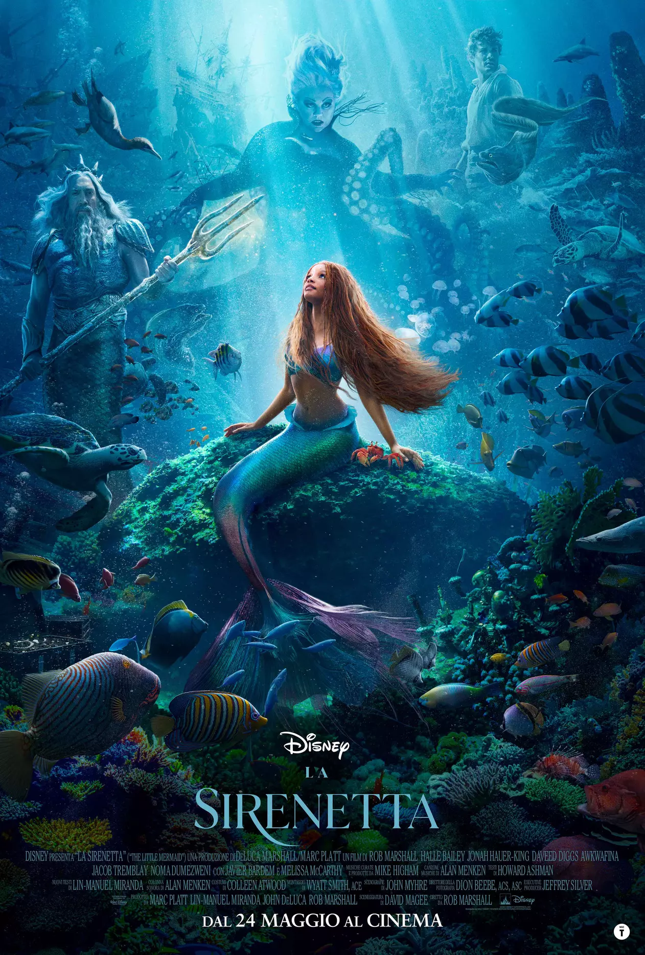 ”La Sirenetta”, il live-action del classico d’animazione disponibile dal 24 maggio: il trailer e il poster italiano