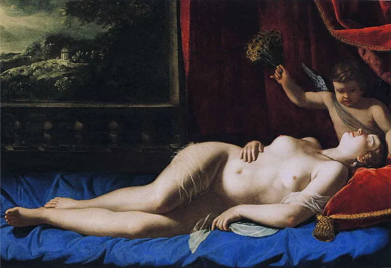 Venere Dormiente, Artemisia Gentileschi_photocredit:wikipedia