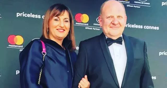 Fabrizio Rondolino e la moglie