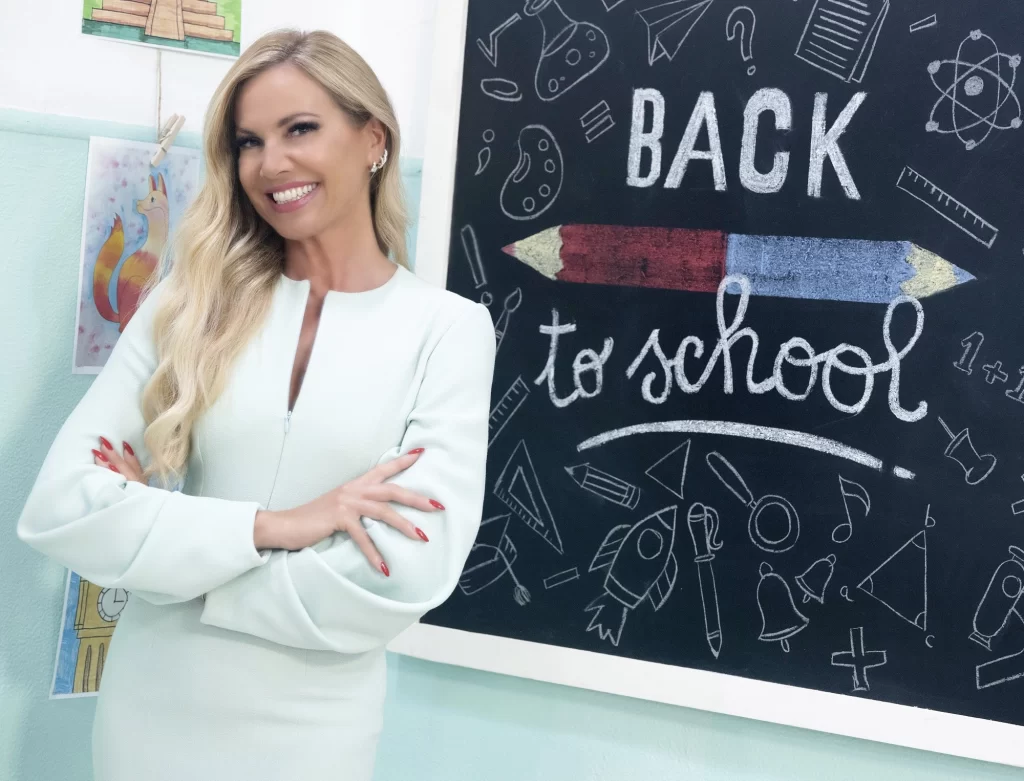 Back To School Federica Panicucci conduce la quinta edizione al via stasera 