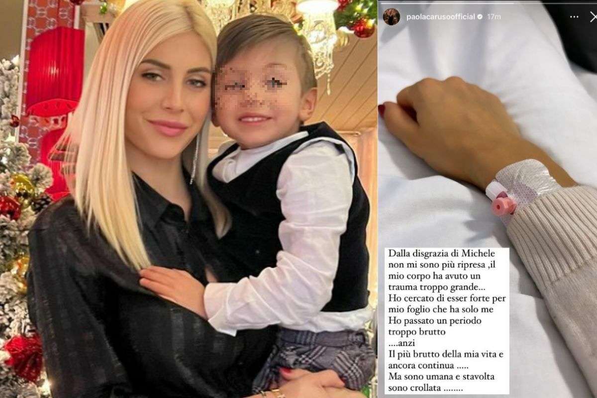 Paola Caruso, rivelazione drammatica sul figlio Michele: “Sta male, il papà non è presente”