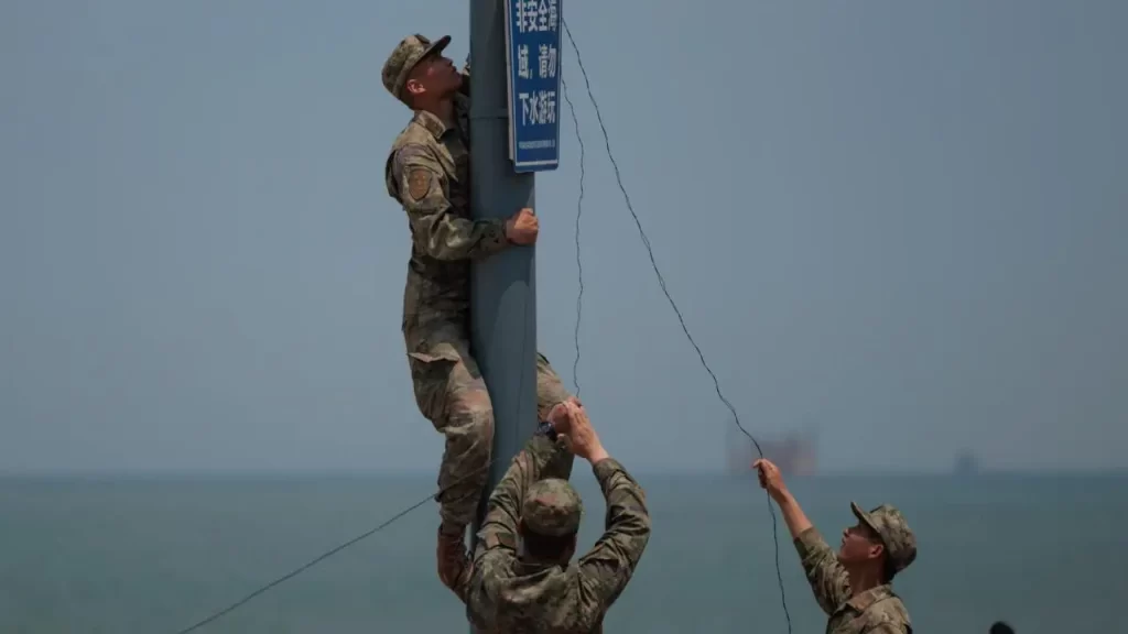 Tre sono stati i giorni di esercitazione militare cinese a largo di Taiwan, fonte velvetmag.it