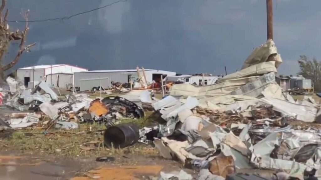 Case distrutte a Perryton, Texas- Photo Credits CNN