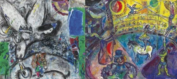 Chagall_le gran cirque e le cheval de cirque_photocredit:Christie's Images/sothebys.com