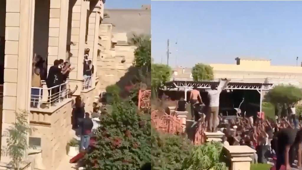 Proteste per il rogo del Corano in Iraq- Photo Credits La7