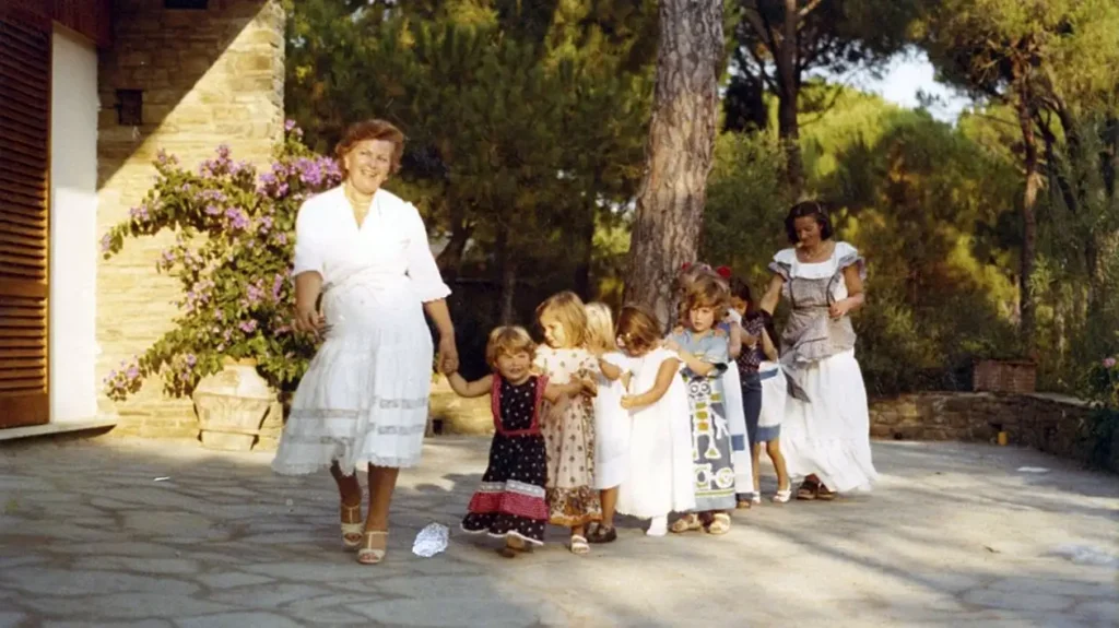 Wanda con i figli - Photo Credits repubblica.it