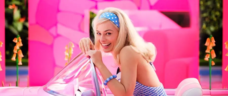 Margot Robbie in una scena del film Barbie. hoto credits: Warnes Bros