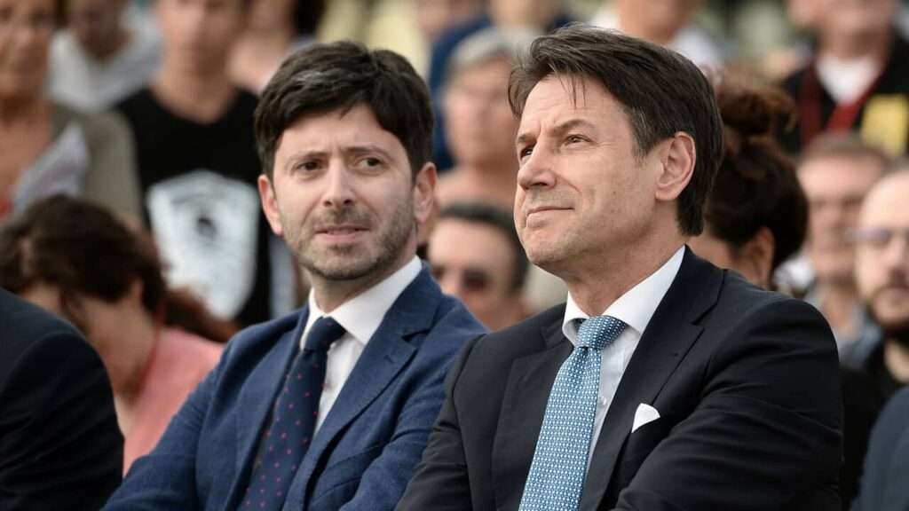 Roberto Speranza e Giuseppe Conte- Photo Credits Today