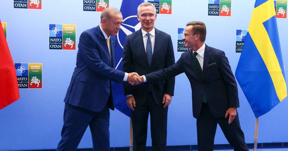 Il sì di Erdogan è arrivato: “Trovato l’accordo per l’ingresso della Svezia nella Nato”