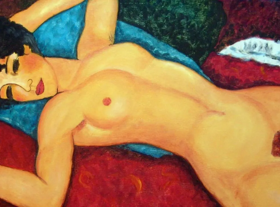 Le opere di Modigliani, il nudo sdraiato