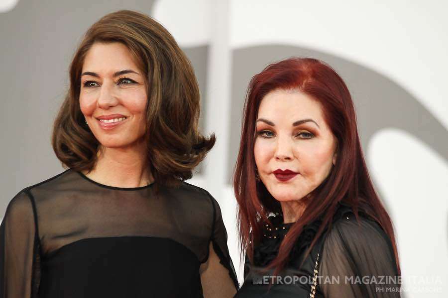 Venezia 80 look sesta serata Sofia Coppola e Priscilla Presley - Ph © Marina Carbone