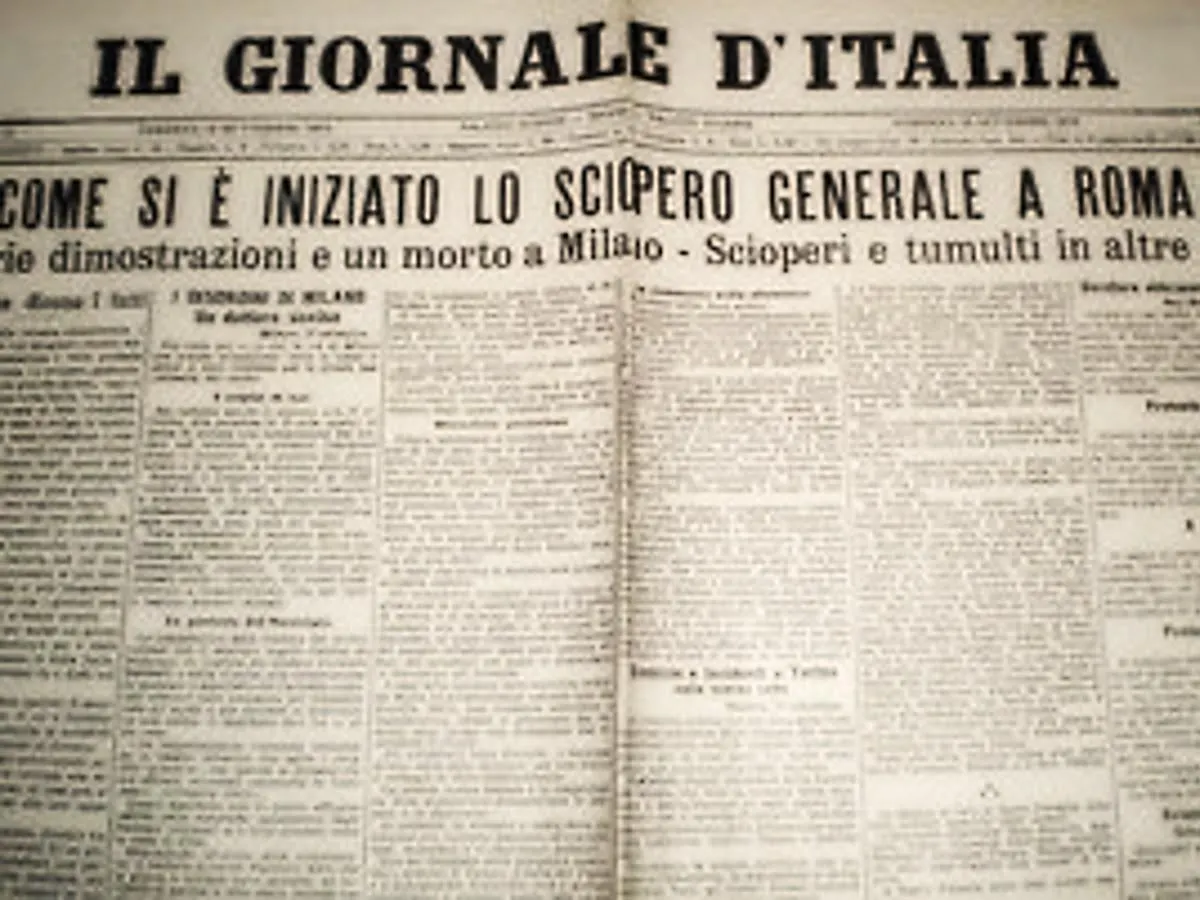 Primo sciopero generale in Italia: nel 1904 i lavoratori scendono in piazza Primo sciopero nazionale © Abitare a Roma