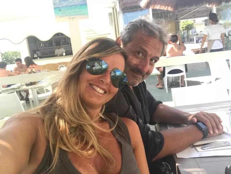 Massimiliano Buzzanca e la compagna Raffaella
