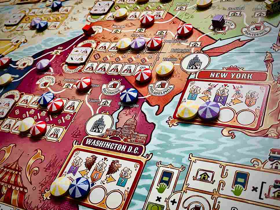 3 ring circus mappa di gioco