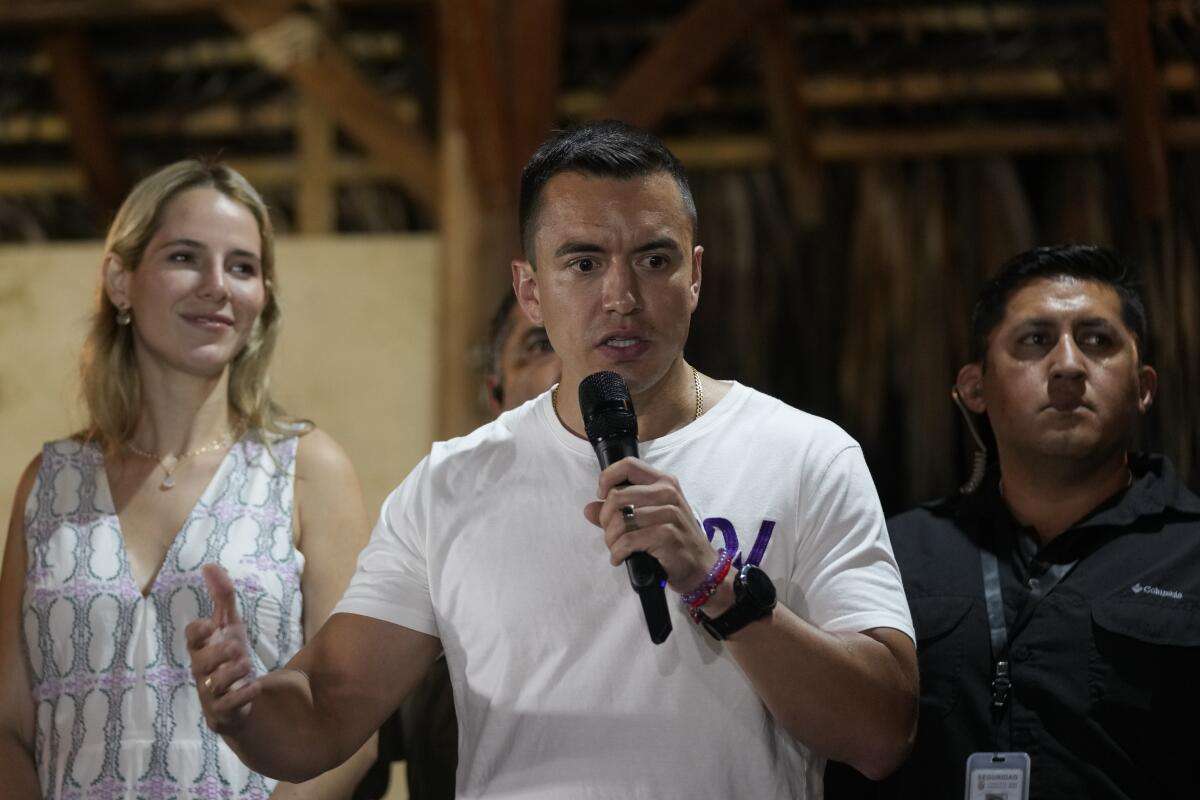 Daniel Noboa ha vinto le elezioni presidenziali in Ecuador