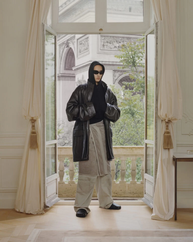 Balenciaga gonna asciugamano