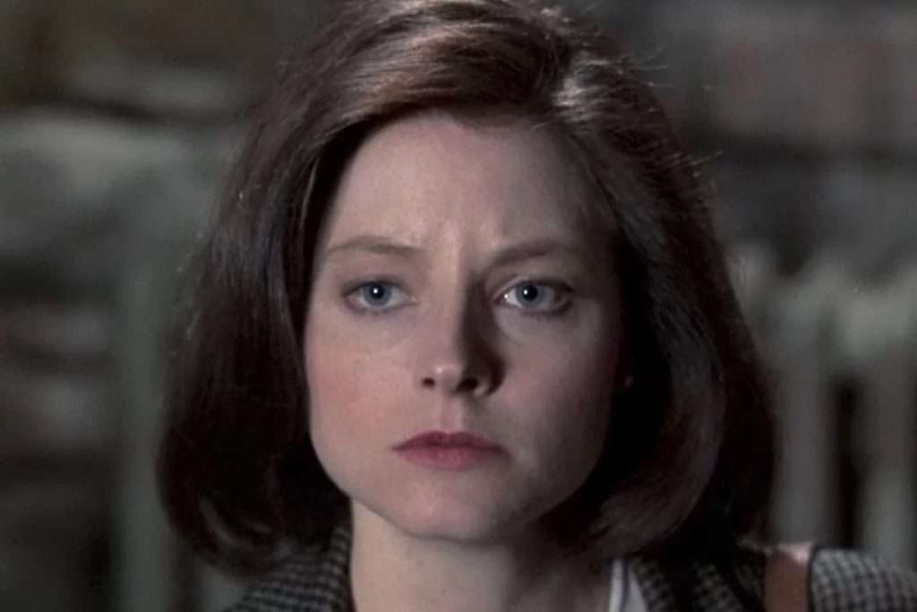 Jodie Foster in una scena de Il Silenzio degli innocenti