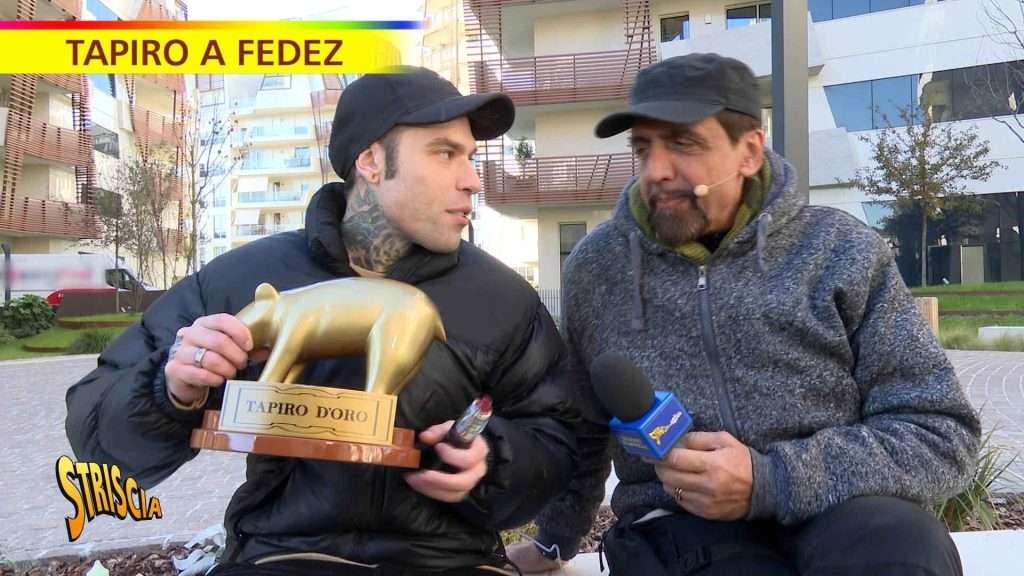 Tapiro d'oro Fedez Morgan