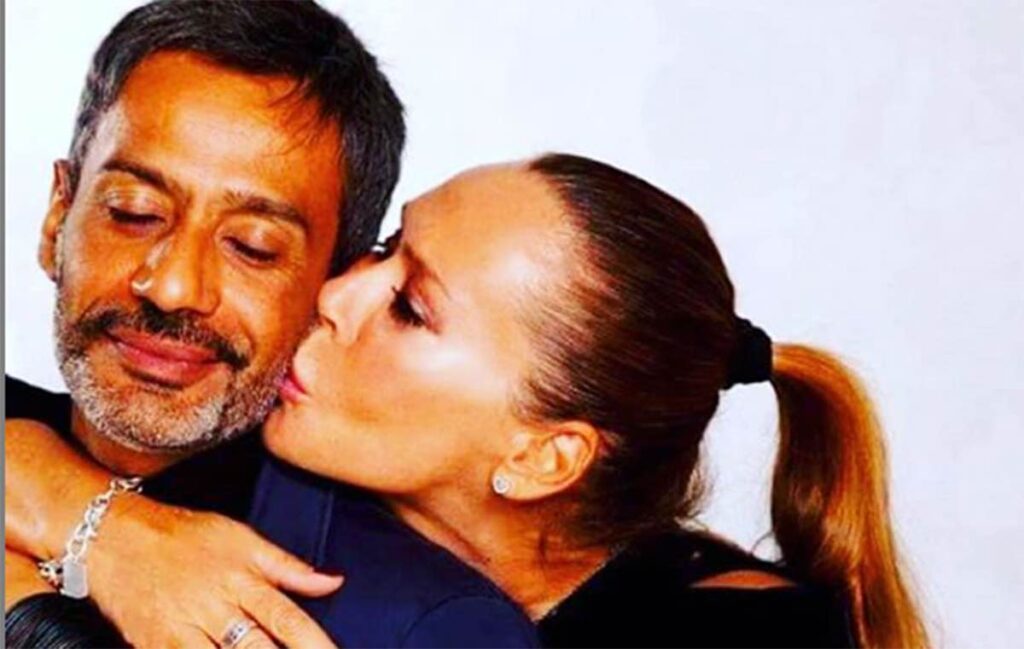 Barbara De Rossi e il fidanzato Simone Fratini