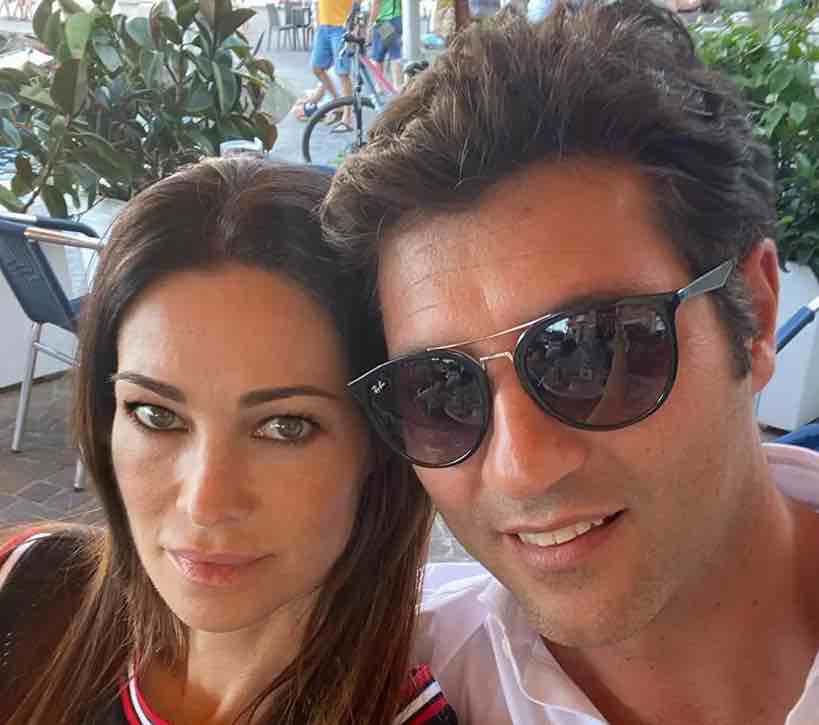 Manuela Arcuri e il marito
