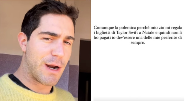 Tommaso Zorzi biglietti Taylor Swift