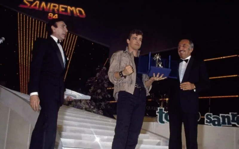 Sanremo 1984, Eros Ramazzotti foto da RAI.it