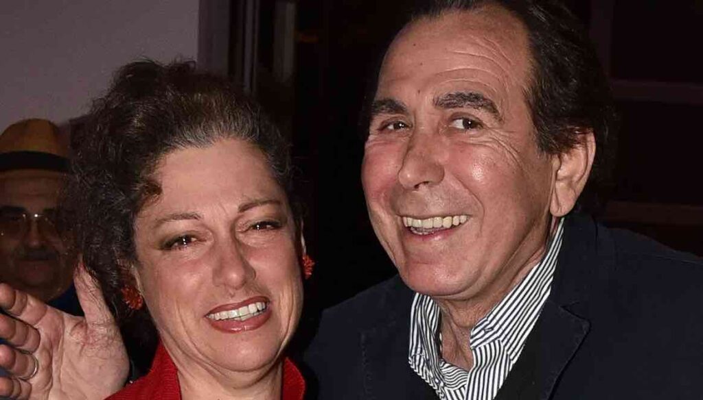 Giucas Casella e la compagna Valeria