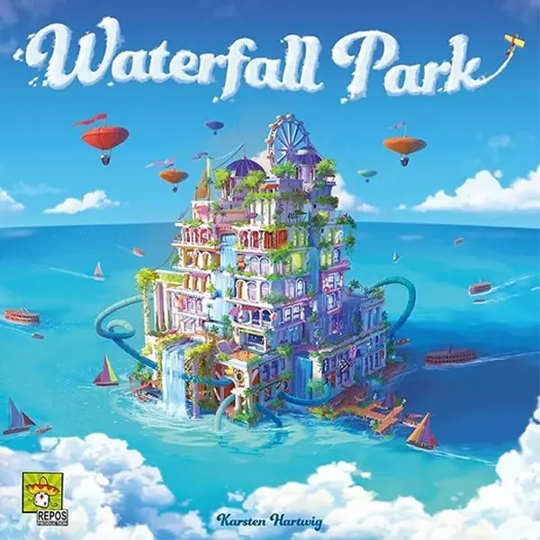 Waterfall park, recensione del gioco da tavolo: la politica nei tycoon Waterfall Park - Cover