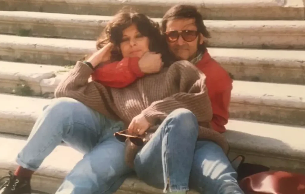 Filippo Graziani, la madre Anna Bischi e il padre Ivan