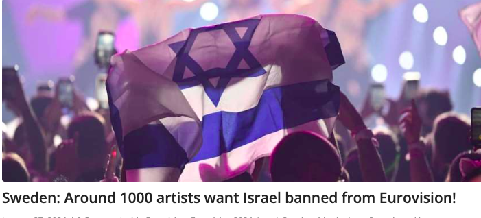 Alcune nazioni vogliono boicottare Israele agli Eurovison