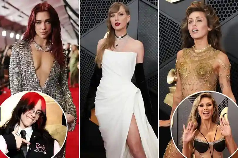 Grammy 2024: Taylor Swift immensa in Schiaparelli, Miley Cyrus in Maison Margiela vincono il podio del red carpet